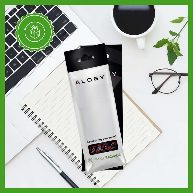 Pasek nylonowy Alogy Sport Strap na rzep do Apple Watch 1/2/3/4/5/6/7/8/SE (38/40/41mm) Niebiesko-szary