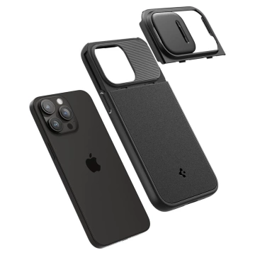 Чохол Spigen Optics Armor Mag Mag Safe для Apple iPhone 15 Pro Black