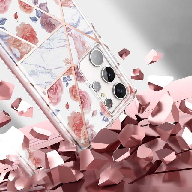 Velar Case 360 Schutzhülle für Samsung Galaxy S23 Ultra Marble Marble