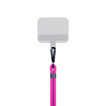 Univerzální šňůrka na chytrý telefon 3mk EasyClip Pink (černá)