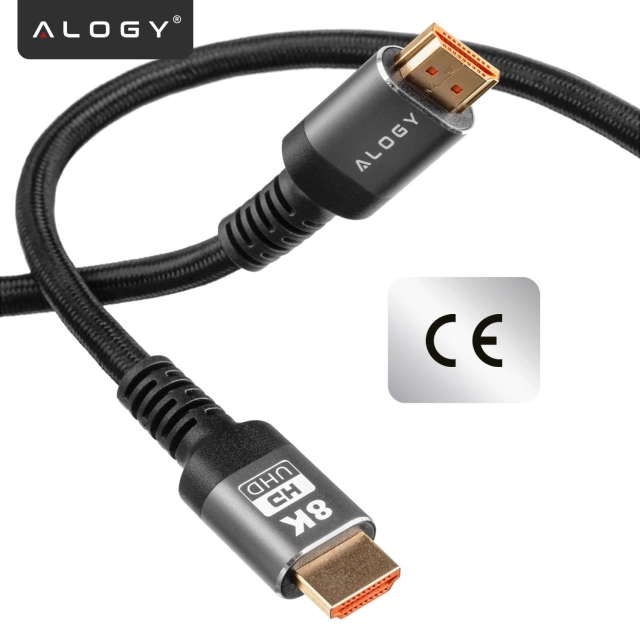 Кабель HDMI 2.1 Alogy 8K 60Hz 48GBps 3m Black