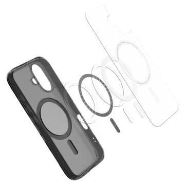 iPhone 16 Case Spigen Ultra Hybrid ”T” Mag MagSafe Black