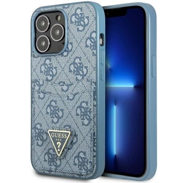 Etui Guess GUHCP13LP4TPB für iPhone 13 Pro / 13 6,1" Hardcase 4G Triangle Logo Cardslot