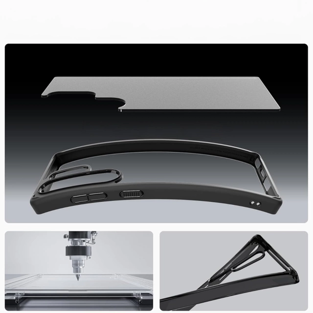 Samsung Galaxy S25 Ultra Spigen Ultra Hybrid Case Cover Frost Black