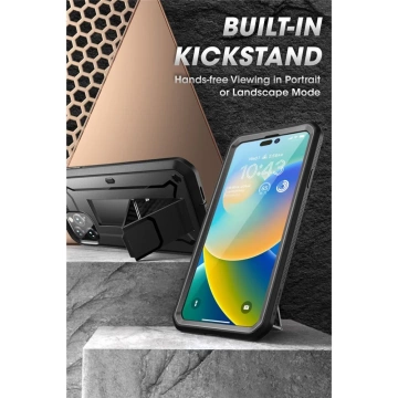 Etui Supcase Unicorn Beetle Pro für Apple iPhone 14 Pro Schwarz