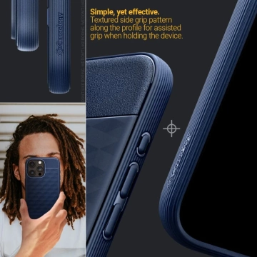 Etui Caseology Parallax Mag Magsafe für Apple iPhone 15 Pro Max Midnight Blue