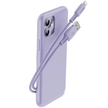 Baseus Colourful kabel przewód USB / Lightning 2.4A 1.2m fioletowy (CALDC-05)