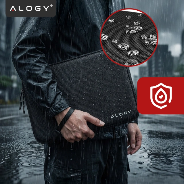 Ochranné pouzdro na notebook, MacBook Air Pro 13,3" Alogy Hard Foam Bag pro 13-14" notebooky černé