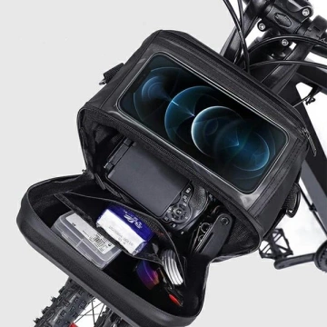 WILDMAN Lenkertasche GS9 3L Fahrradhalterung Schwarz Wasserdicht