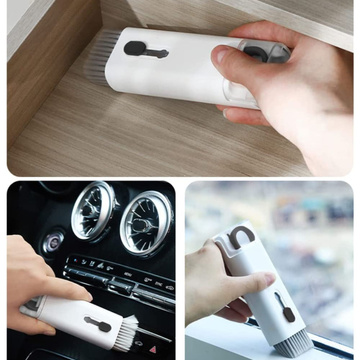 Multifunkční čistící sada pro airpods 7v1 klávesnice šedá