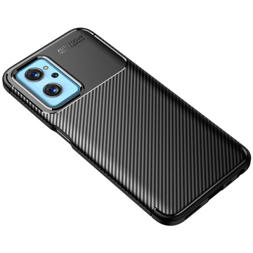 Чохол для Realme 9i Alogy Rugged Armor. Чохол TPU Carbon Black Glass