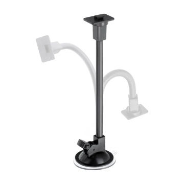 Uchwyt Samochodowy Forcell Regular 2w1 Kratka/Szyba Ramię 27 cm Czarny