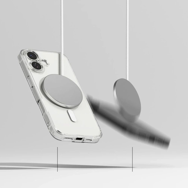 Etui Ochronne do iPhone 17 Ringke Fusion Magnetic MagSafe Clear