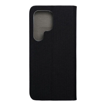 SENSITIVE Book Case for Samsung Galaxy S25 Ultra Black Stand 360