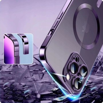 Puzdro Ring MagShine MagSafe pre iPhone 14 Pro Max Purple