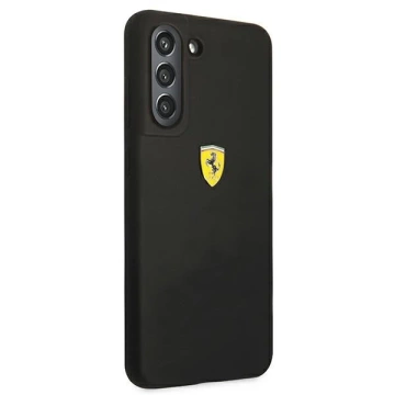 Etui na telefon Ferrari Hardcase do Samsung Galaxy S21 FE czarny/black Silicone