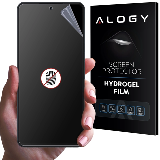 Folia "MATOWA" do Samsung Galaxy M55s Hydrożelowa Alogy HydroSkin Matte Pro™ na ekran do etui "BEZ ODCISKU PALCÓW"