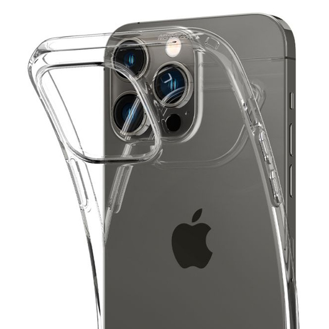 Etui obudowa case Spigen Liquid Crystal do Apple iPhone 14 Pro Crystal Clear + Szkło