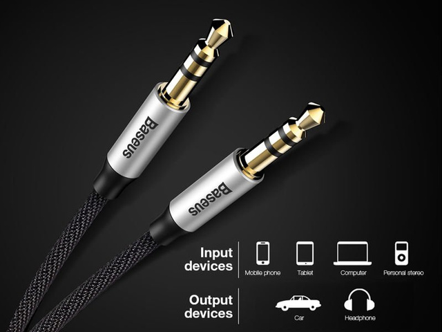 Kabel Baseus Yiven 2x Mini Jack 3,5mm Audio 150cm M30