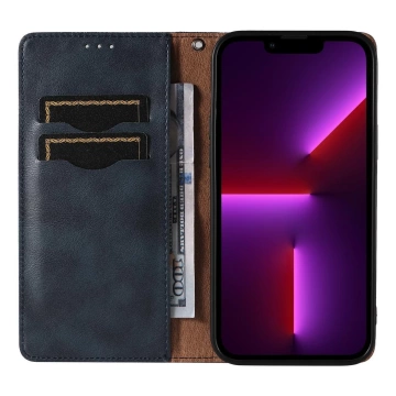 Magnet Strap Case Case pro iPhone 13 Pro Pouch Wallet Mini Lanyard Pendant Blue