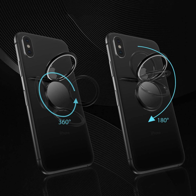 Magnetic Phone Ring Black