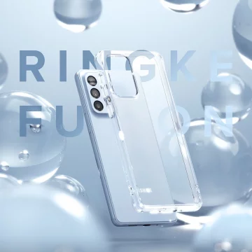 Ringke Fusion case cover with gel frame for Samsung Galaxy A73 transparent