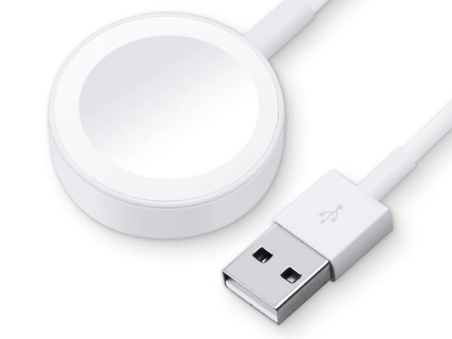 Charger charging cable for Apple Watch 7, 6, 5, 4, 3, 2, 1 1m white