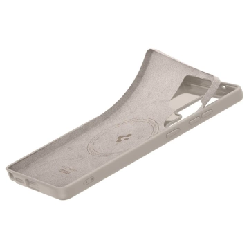 Etui für Samsung Galaxy S25 Ultra Natural Titanium Spigen Silicone Fit Mag MagSafe