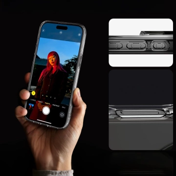 Spigen Ultra Hybrid Mag MagSafe Glass Case for Apple iPhone 16 Pro Case Graphite