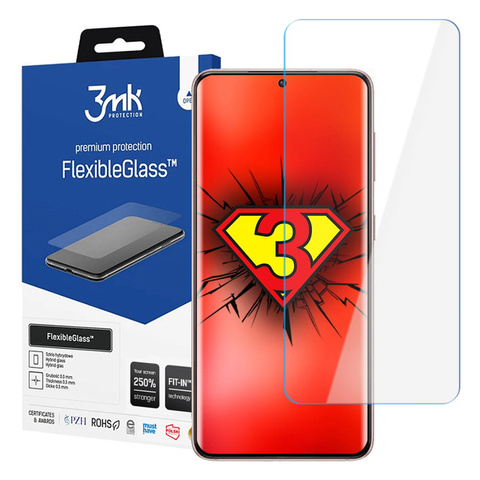 3mk Ochranné hybridné sklo Flexible Glass 7H pre Samsung Galaxy S21 FE
