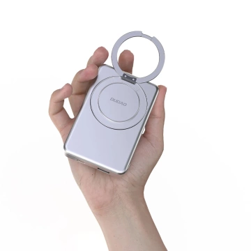 Powerbank Dudao K28 10000mAh 22.5W MagSafe Podstawka Srebrny