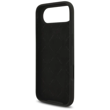 Etui Guess do iPhone 17 Air Silicone Big 4G Script Black