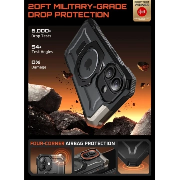 Etui Supcase Unicorn Beetle Grip Mag MagSafe do iPhone 17 Black