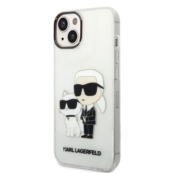 Etui Karl Lagerfeld KLHCP14MHNKCTGT do iPhone 14 Plus 6,7" hardcase Gliter Karl