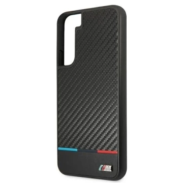 Etui Hardcase BMW BMHCS22MPUCARTCBK für Galaxy S22 S906 M Collection Triangles schwarz/czarny