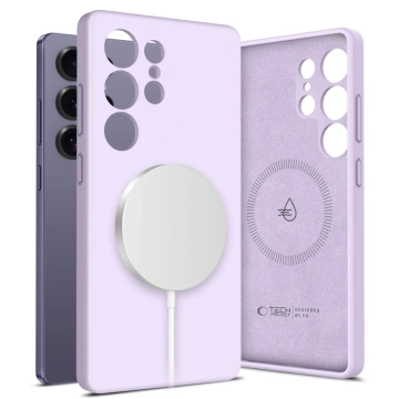 Etui do Samsung Galaxy S25 Ultra Tech-Protect Liquid Silicone MagSafe Mauve