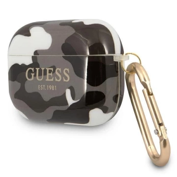 Guess GUAPUCAMG AirPods Pro kryt czarny/black Camo Collection
