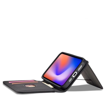 Магнітний чохол для карток для iPhone 12 Pro Max Pouch Card Wallet Card Holder Black
