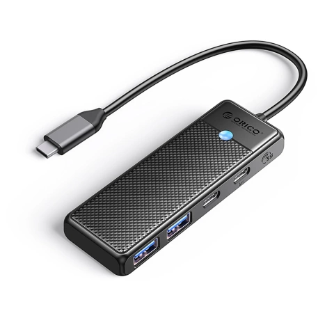 Hub USB-C Orico PAPW2AC-C3 4x Porty 100W PD 5Gbps Czarny