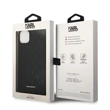 Etui Karl Lagerfeld KLHCP14MSAKLHPK für iPhone 14 Plus 6,7" Hardcase Saffiano Mono Metal Logo