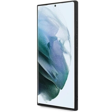 Pouzdro Guess GUHCS23L4GMGPI pro Samsung Galaxy S23 Ultra S918 růžové/růžové pevné pouzdro 4G Big Metal Logo