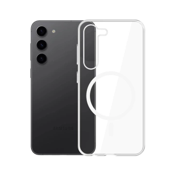 Ochranné puzdro pre Samsung Galaxy S23 Plus 3mk Clear MagCase