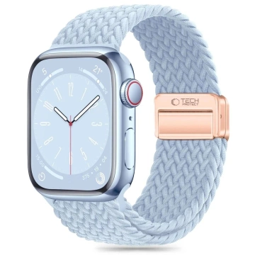 Нейлоновий ремінець для Apple Watch 7 / 8 / 9 / SE 4 / 5 / 6 / 7 / 8 / 9 / SE / ULTRA 1 / 2 (42 / 44 / 45 / 49 мм) NylonMag Baby Blue