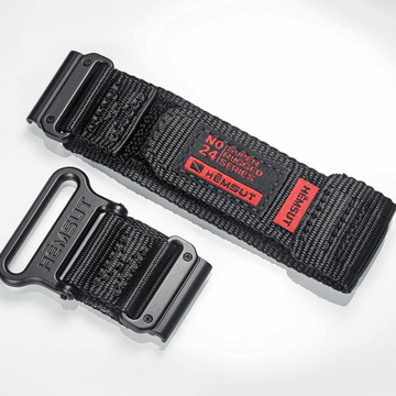 Nylonarmband für Garmin Fenix 5x 6x 7x Pro 26 mm Nylonband Sport Schwarz