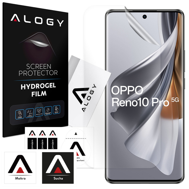 Hydrogélová fólia na ochranu obrazovky telefónu Oppo Reno 10 Pro 5G Alogická hydrogélová fólia
