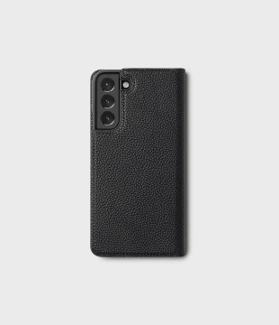 Flipové kožené puzdro Ringke Folio Signature pre Samsung Galaxy S22 (S22 Plus) čierne (FSS118R262)