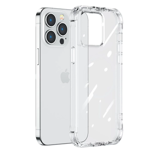Чохол Joyroom Defender Series для iPhone 14 Armored Hook Cover Stand Clear (JR-14H1)