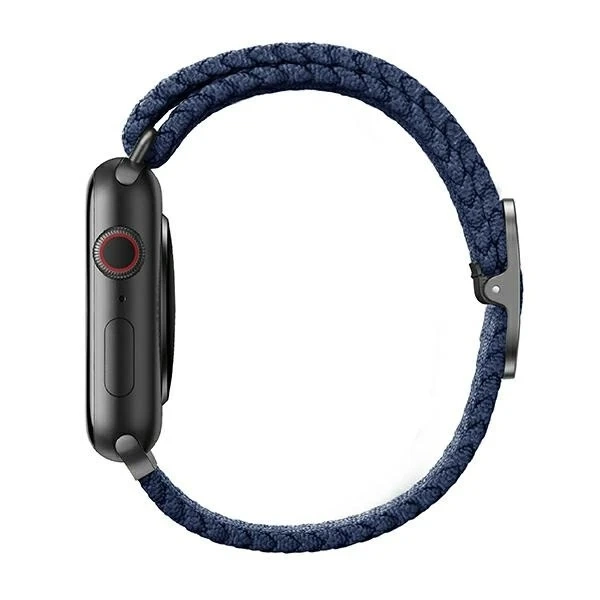 Pasek UNIQ Aspen do Apple Watch 40/38/41 mm Series 4/5/6/7/8/SE/SE2 Pletené niebieski/oxford blue