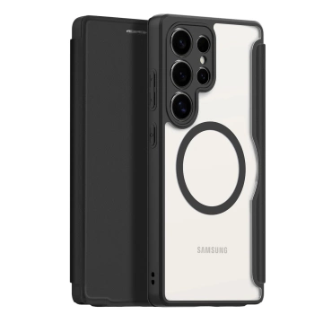 Etui Portfelowe do Samsung Galaxy S25 Ultra Dux Ducis Skin X Pro Czarne