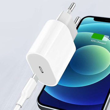 Alogy USB-C Typ C PD nástěnná nabíječka Quick Charge 18W bílá